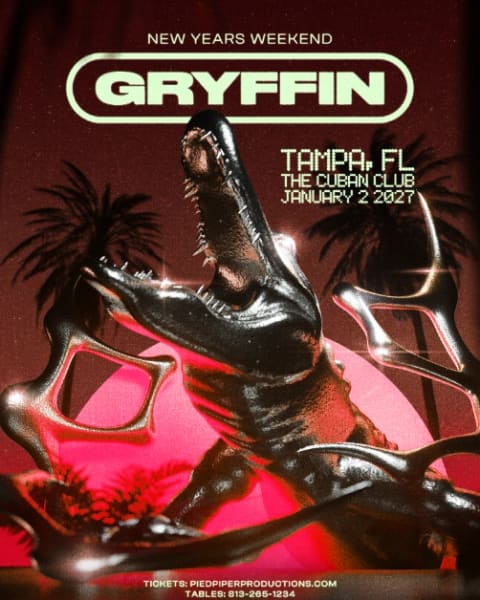 Event flyer for GRYFFIN in TAMPA